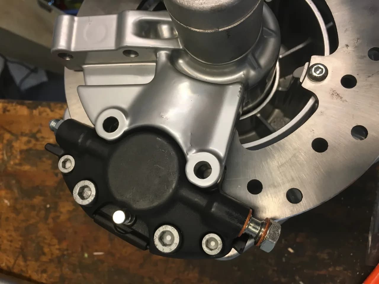 Sprint Front Fork Disc Brake Conversion