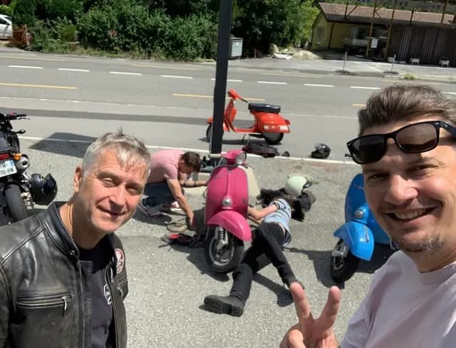 Testdrive of the SV in the Swiss alpsn