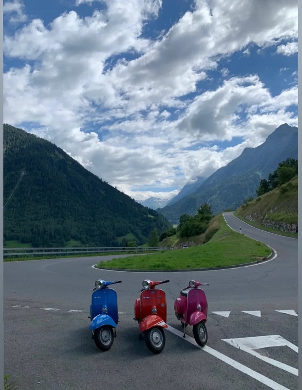 Testdrive of the SV in the Swiss alpsn