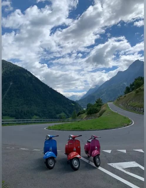 Testdrive of the SV in the Swiss alpsn