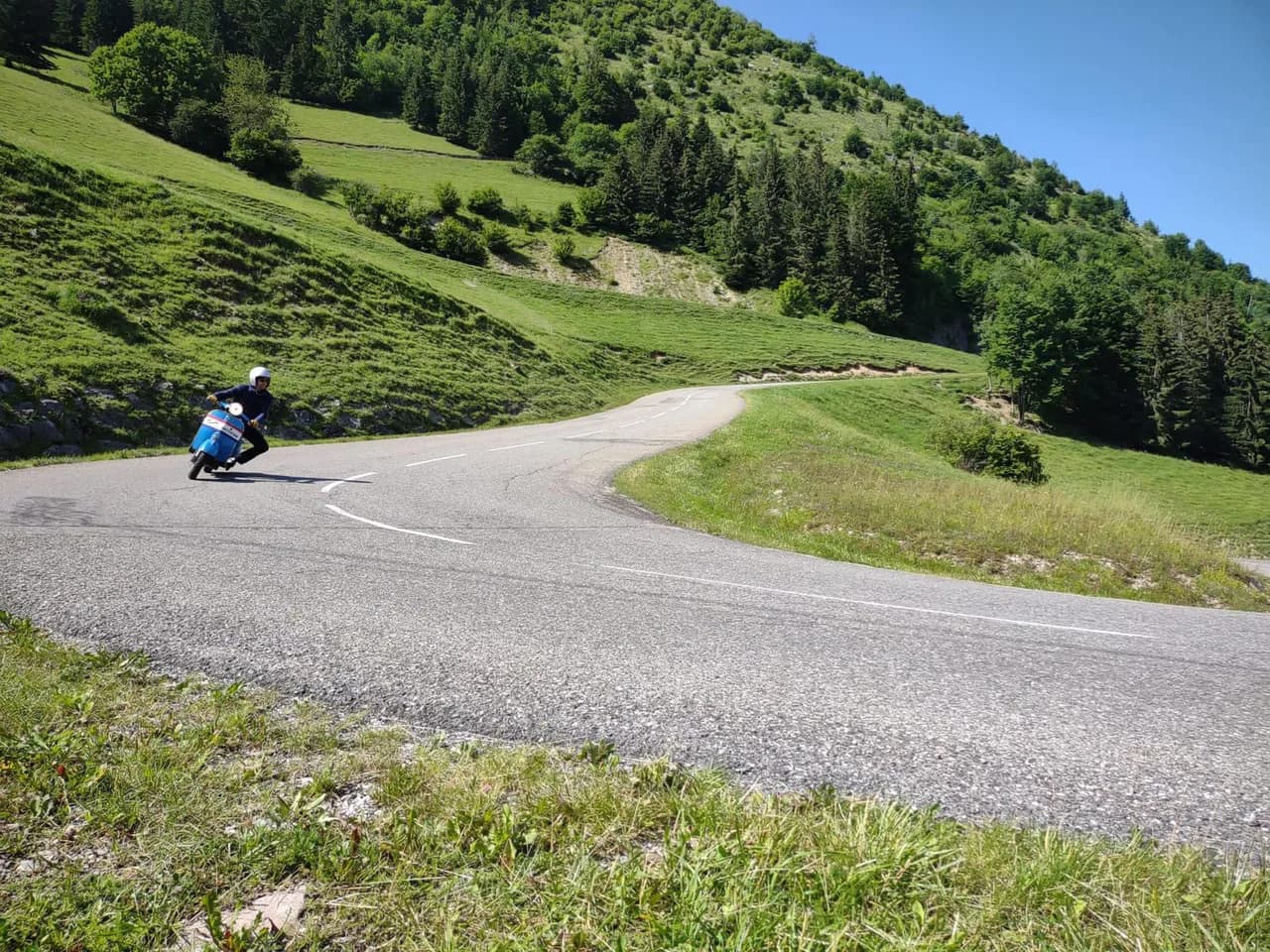 Testdrive of the SV in the Swiss alpsn