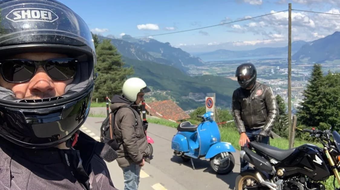 Testdrive of the SV in the Swiss alpsn