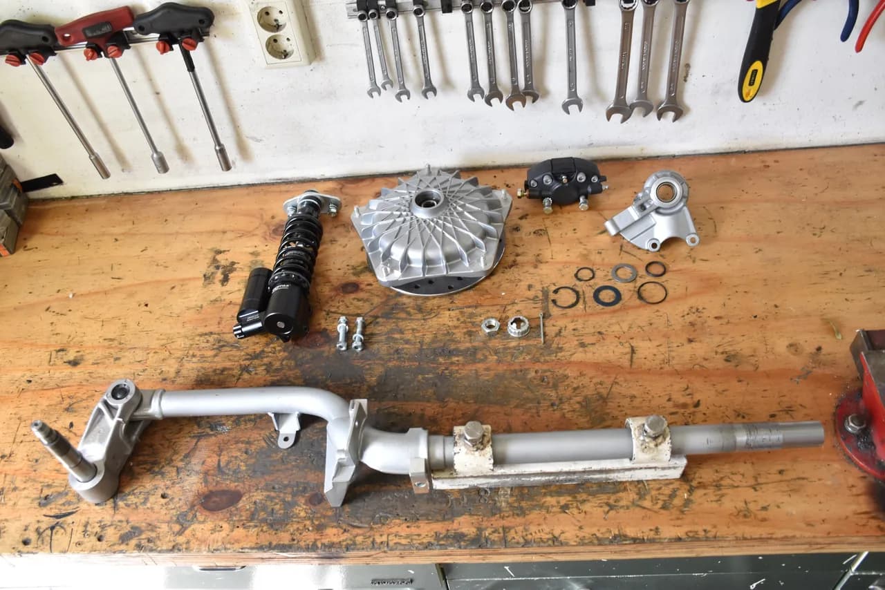 Sprint Front Fork Disc Brake Conversion