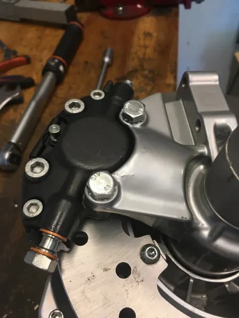 Sprint Front Fork Disc Brake Conversion