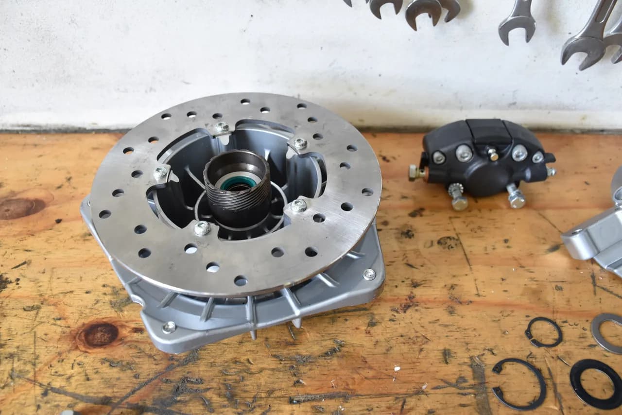 Sprint Front Fork Disc Brake Conversion