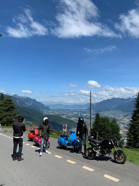 Testdrive of the SV in the Swiss alpsn
