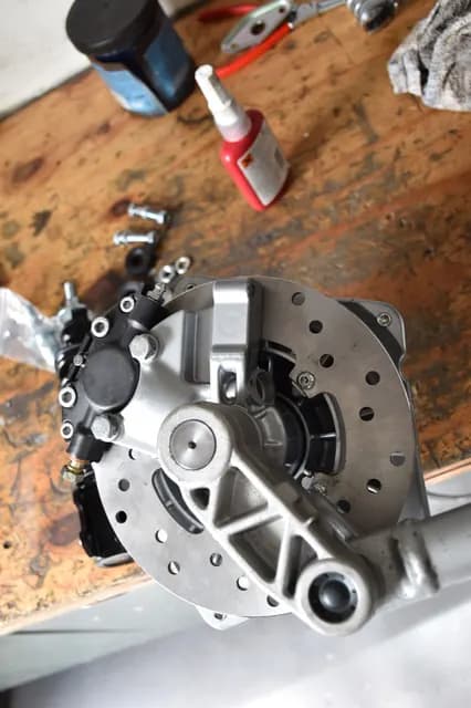 Sprint Front Fork Disc Brake Conversion